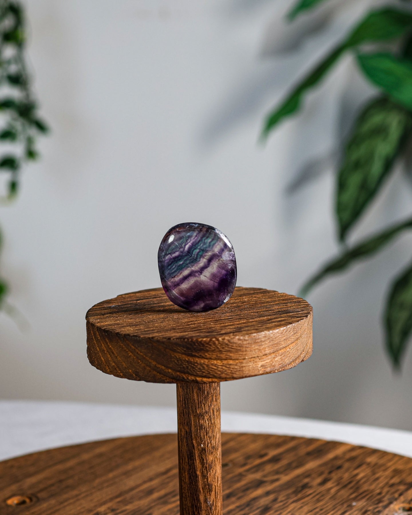Fluorite Palm Stone
