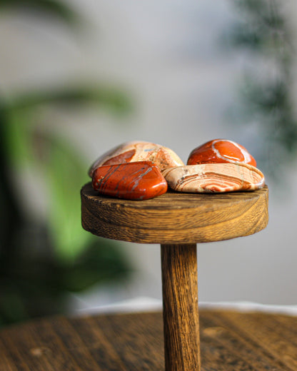 Flower Jasper Tumbled Gemstone
