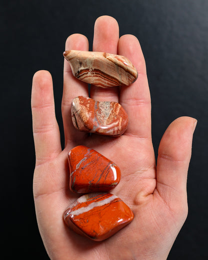 Flower Jasper Tumbled Gemstone