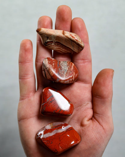 Flower Jasper Tumbled Gemstone