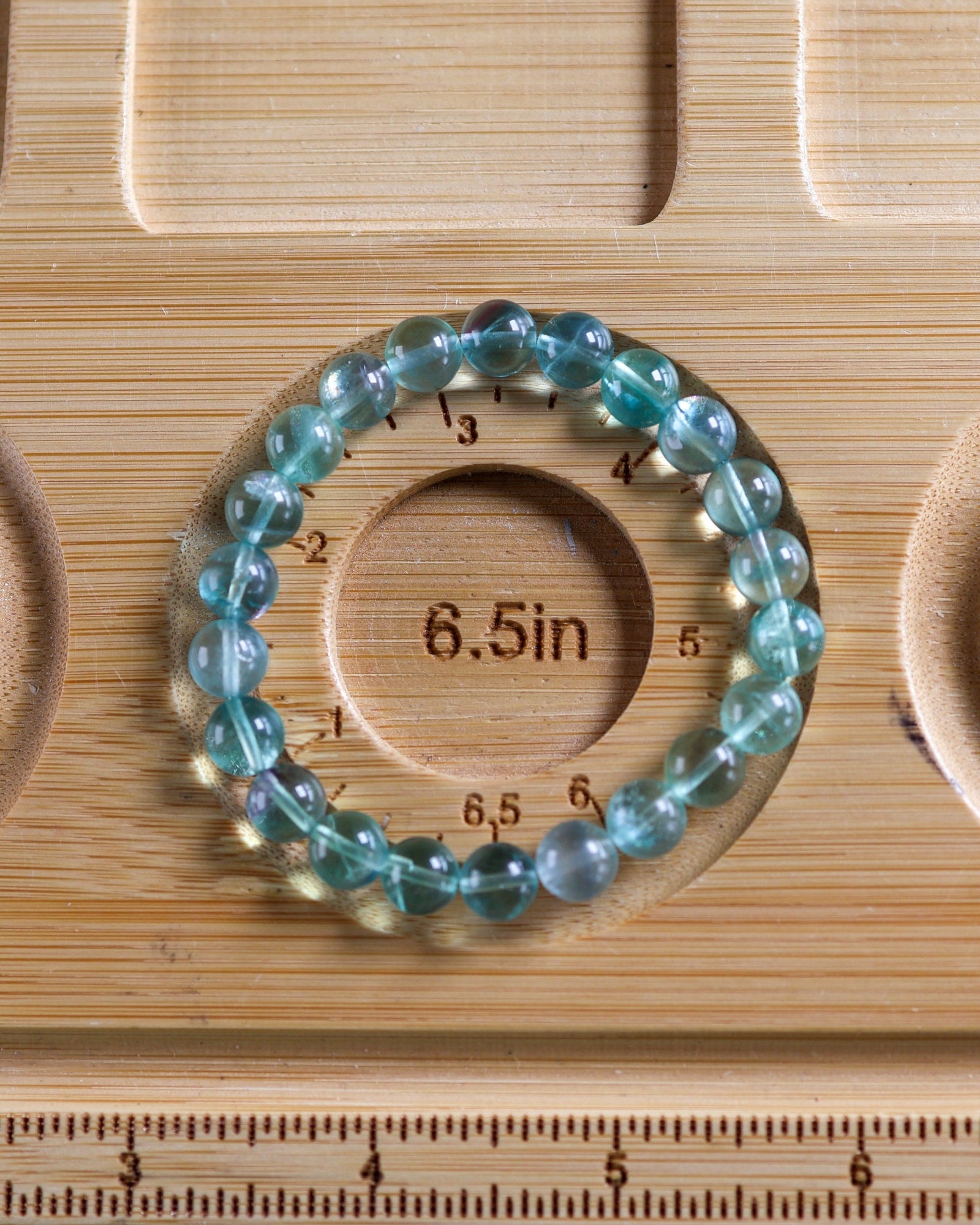 Blue Fluorite Beaded Bracelet