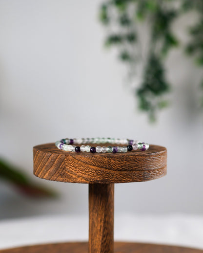 Fluorite (green) Beaded Bracelet