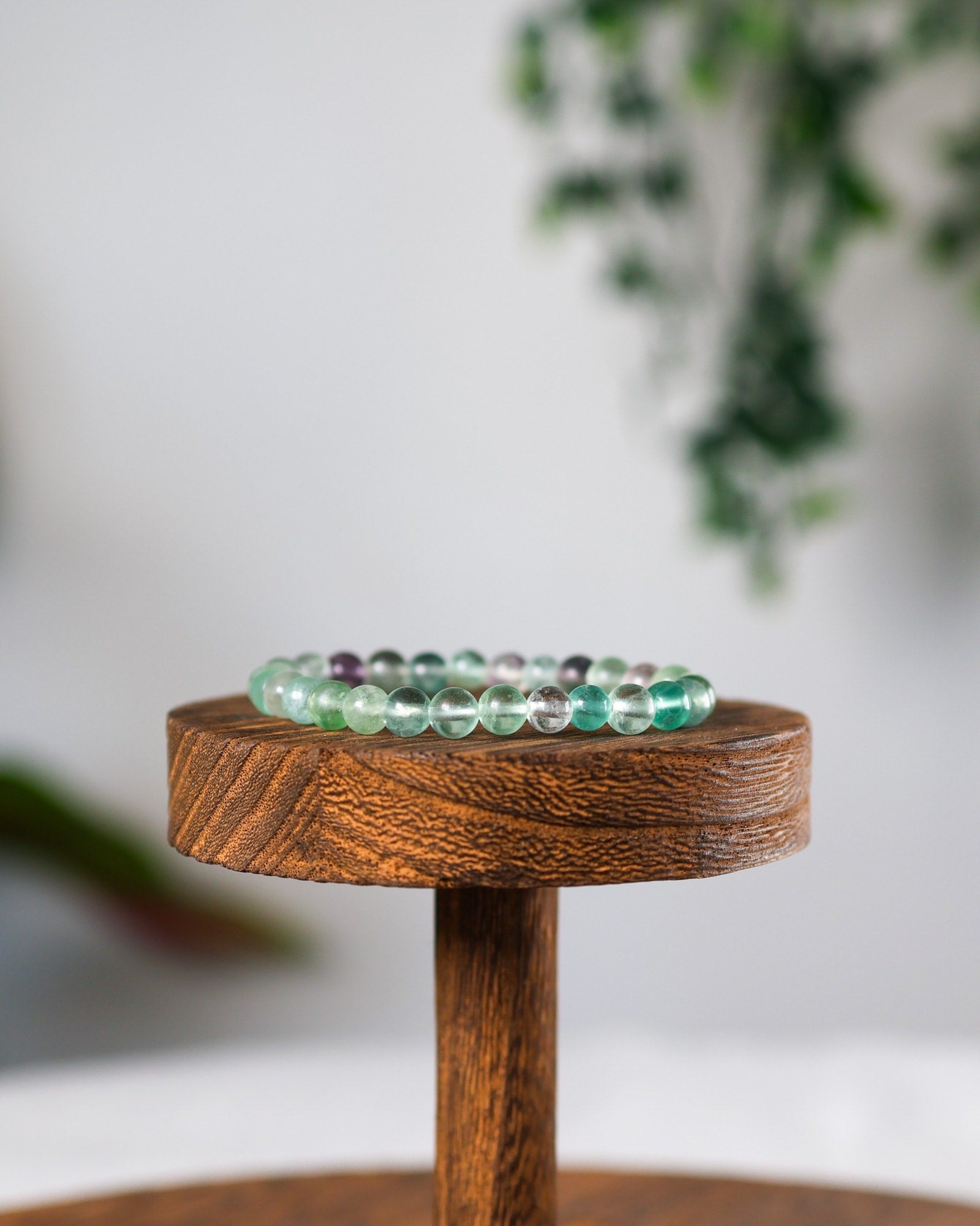 Fluorite (green) Beaded Bracelet
