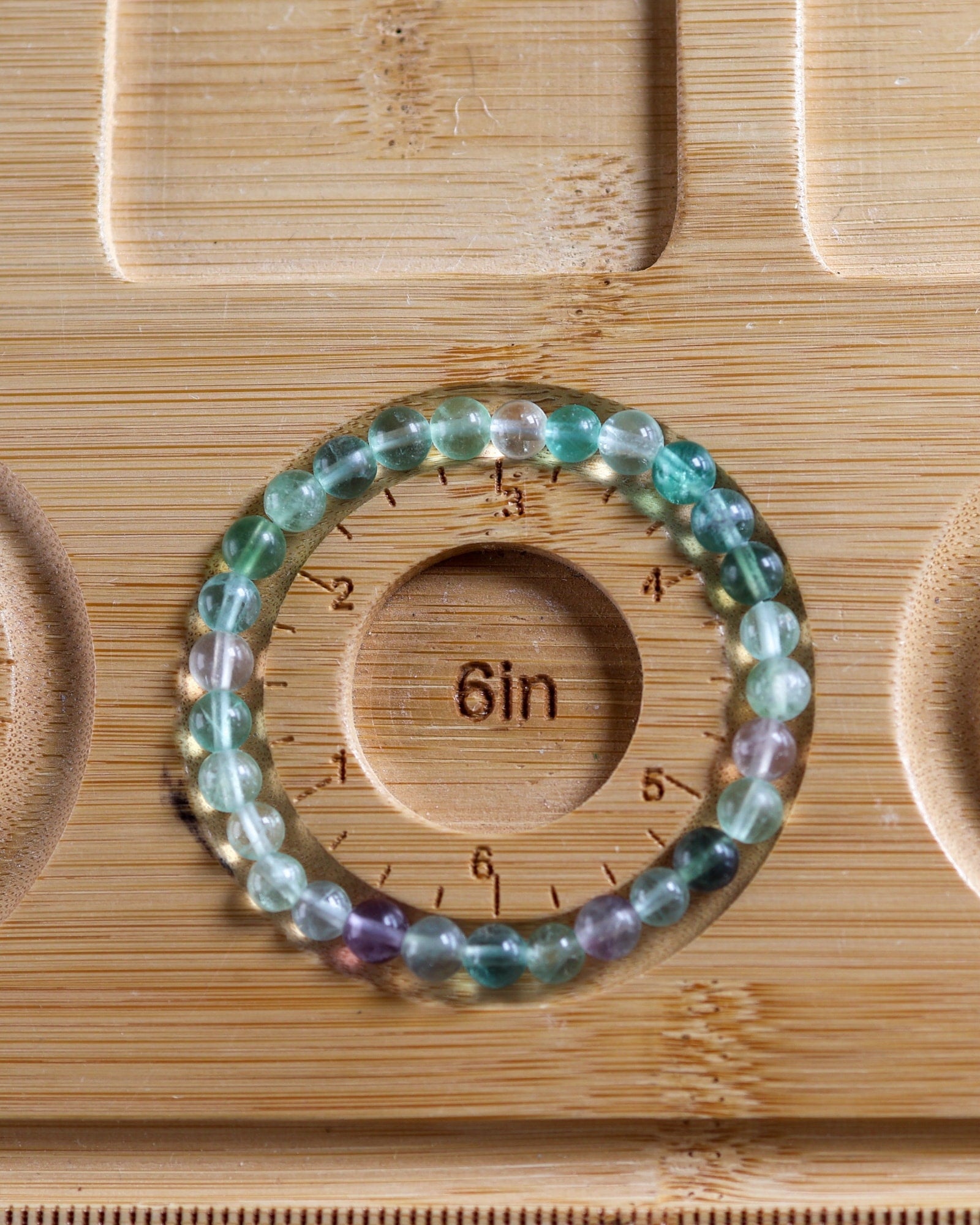 Fluorite (green) Beaded Bracelet