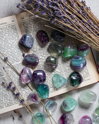 Fluorite Tumbled Gemstone