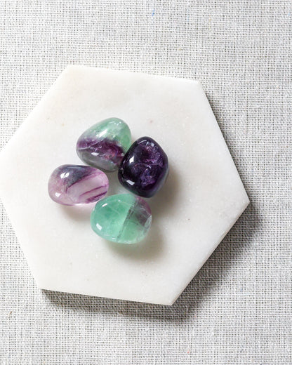 Fluorite Tumbled Gemstone
