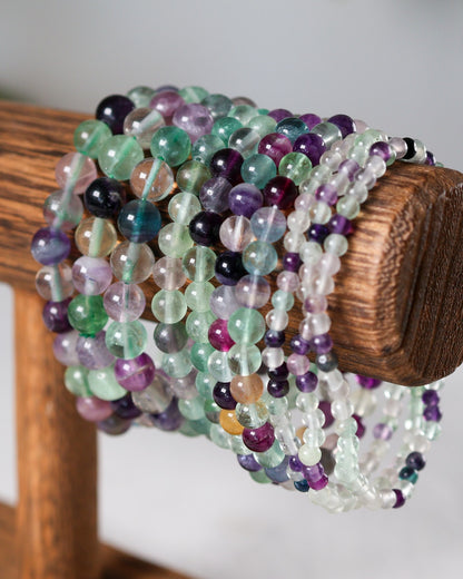 Fluorite (green) Beaded Bracelet