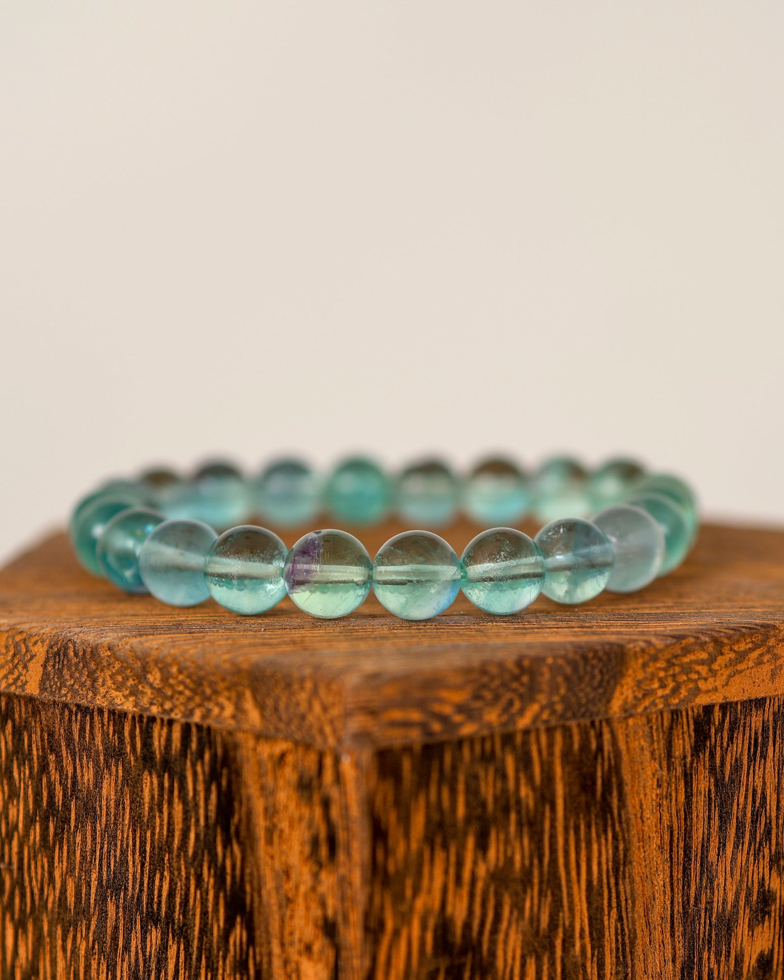 Blue Fluorite Beaded Bracelet