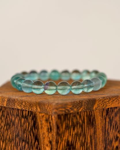 Blue Fluorite Beaded Bracelet