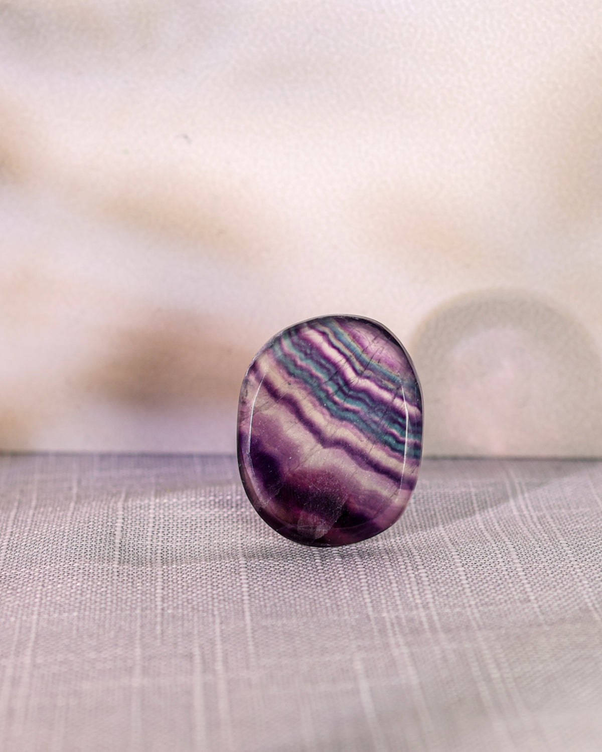 Fluorite Palm Stone