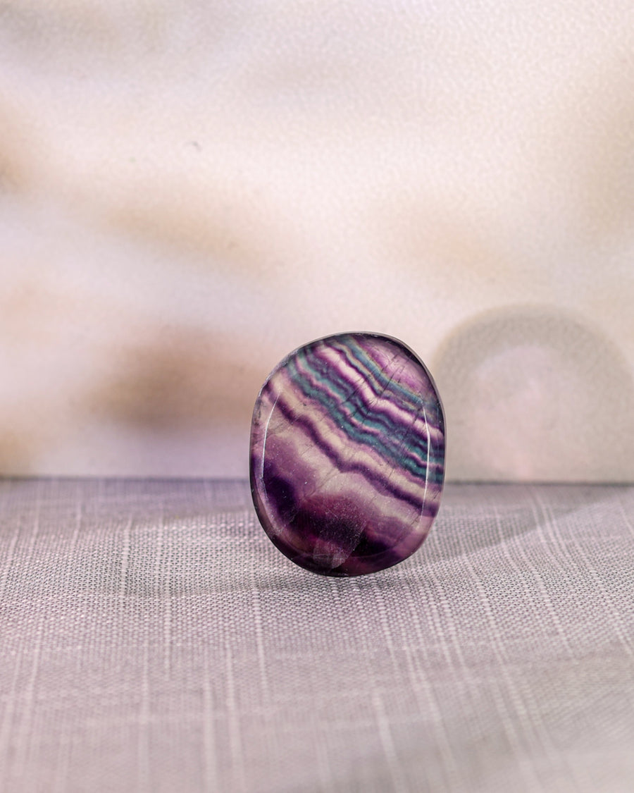 Fluorite Palm Stone