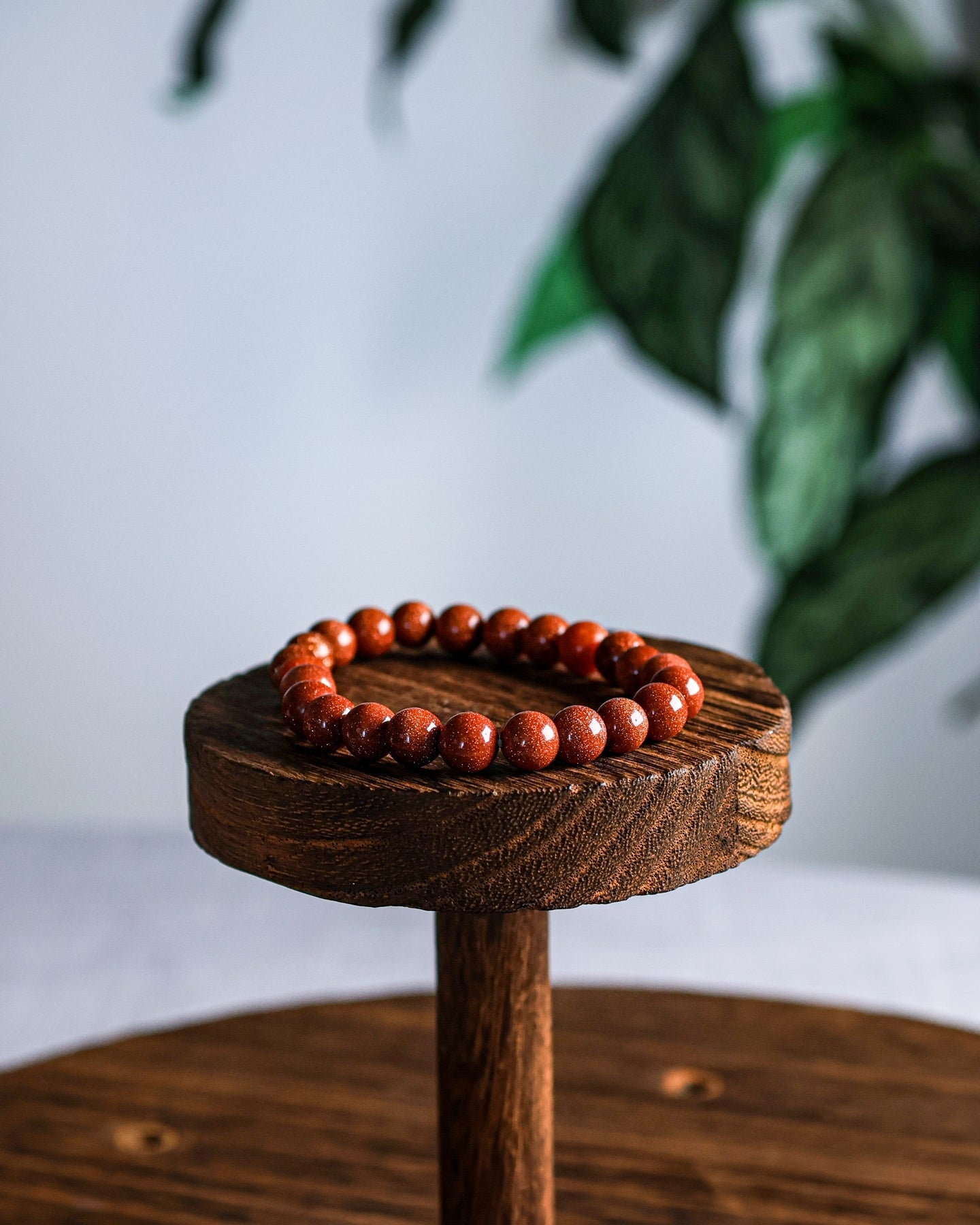 Goldstone Beaded Bracelet