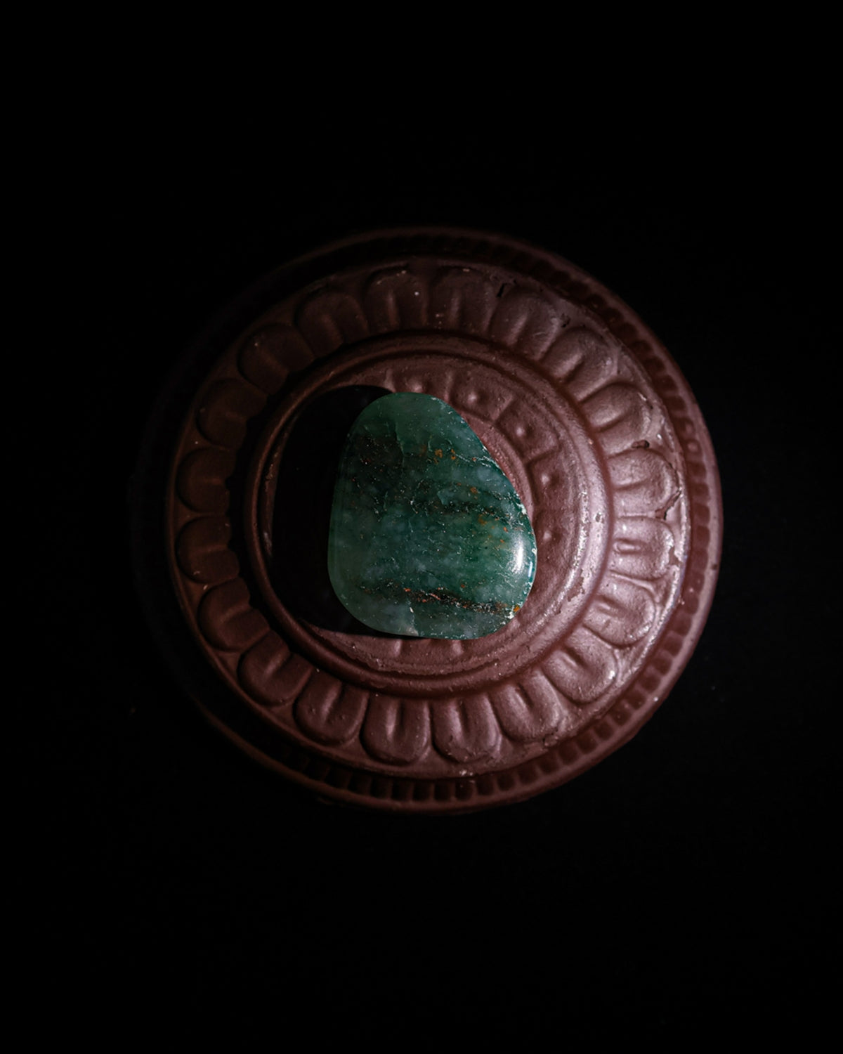 Green Aventurine Palm Stone