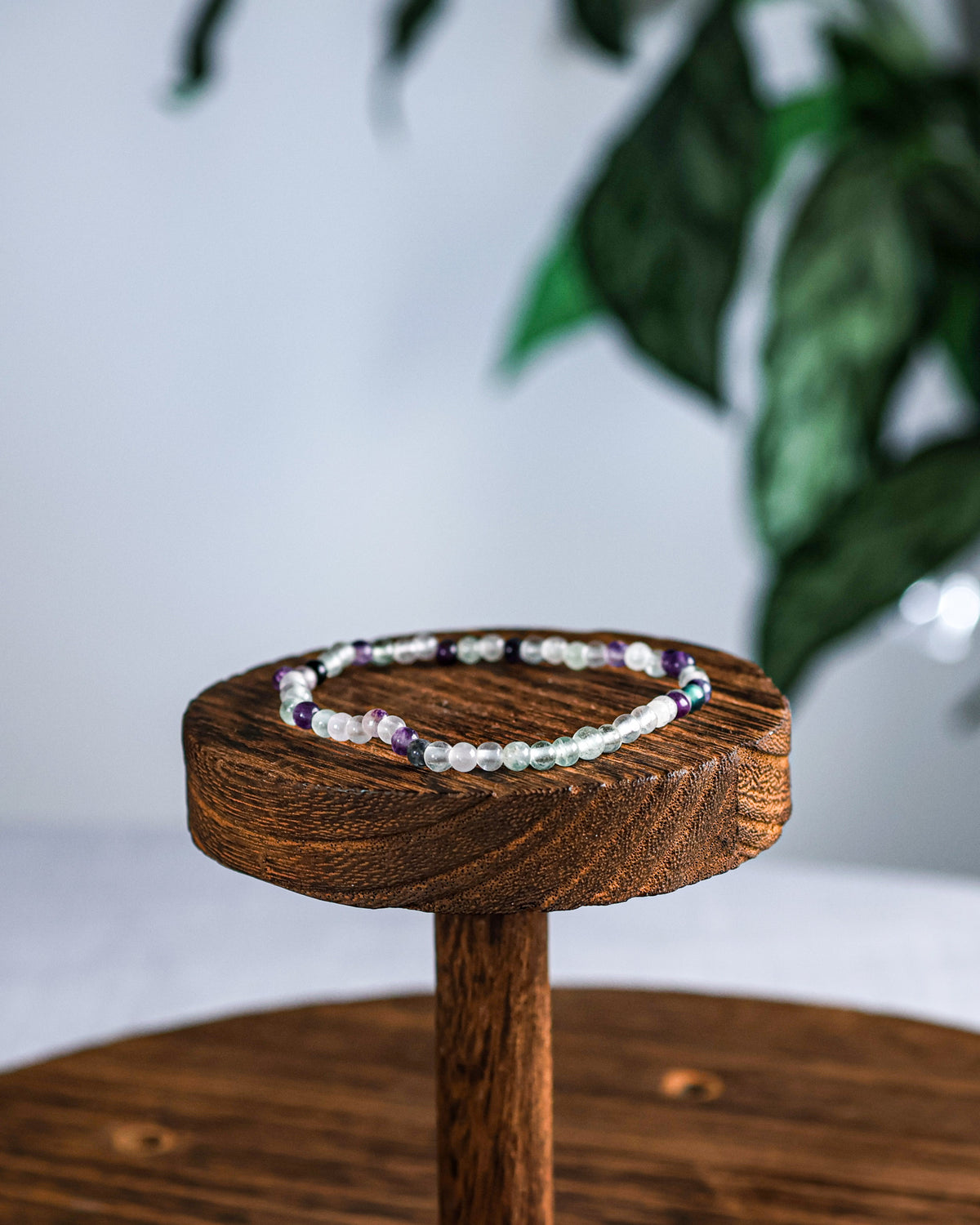 Fluorite (green) Beaded Bracelet