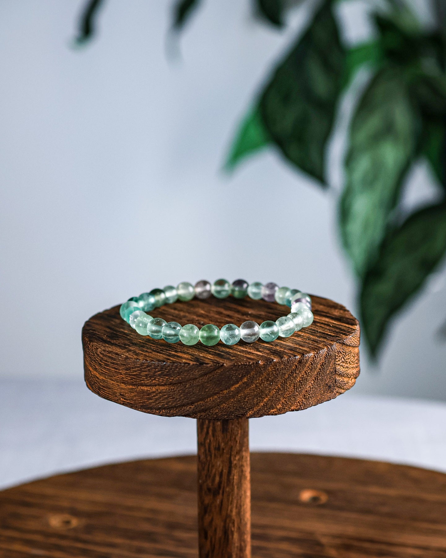 Fluorite (green) Beaded Bracelet