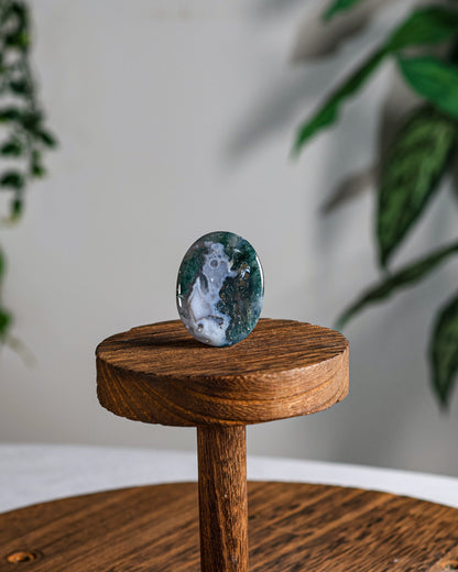 Moss Agate Worry Stone – Sage Spirits