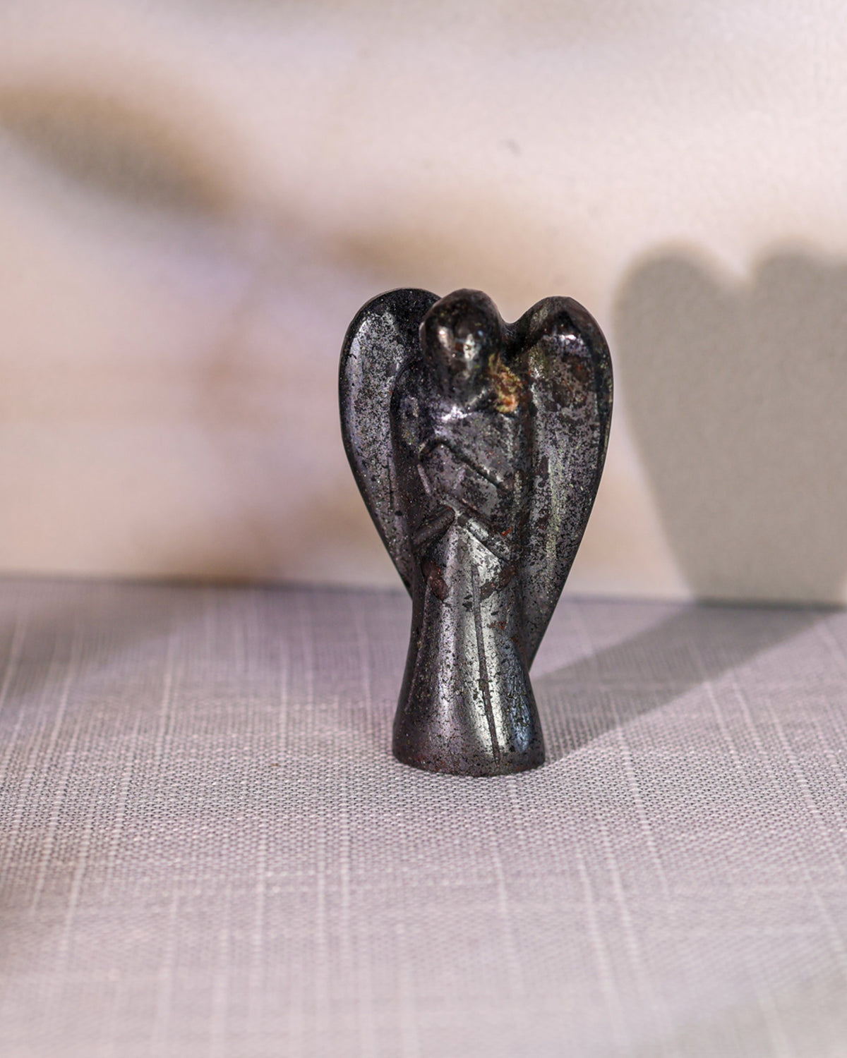 Hematite Carved Angel