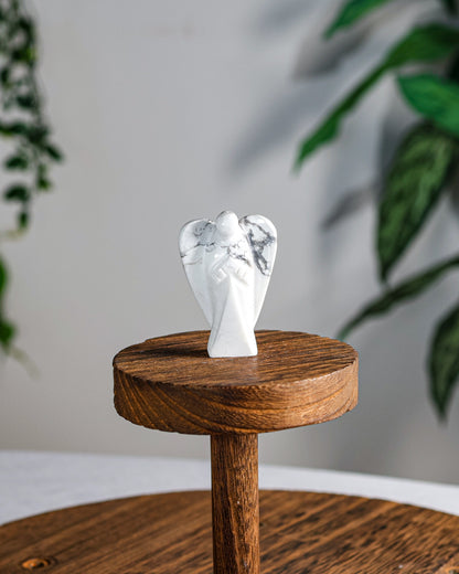 Howlite Carved Angel – Sage Spirits
