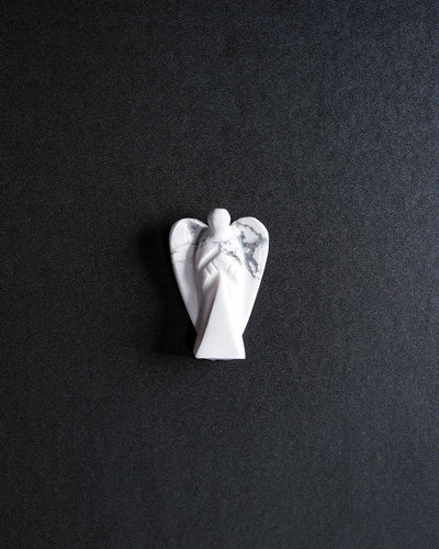 Howlite Carved Angel