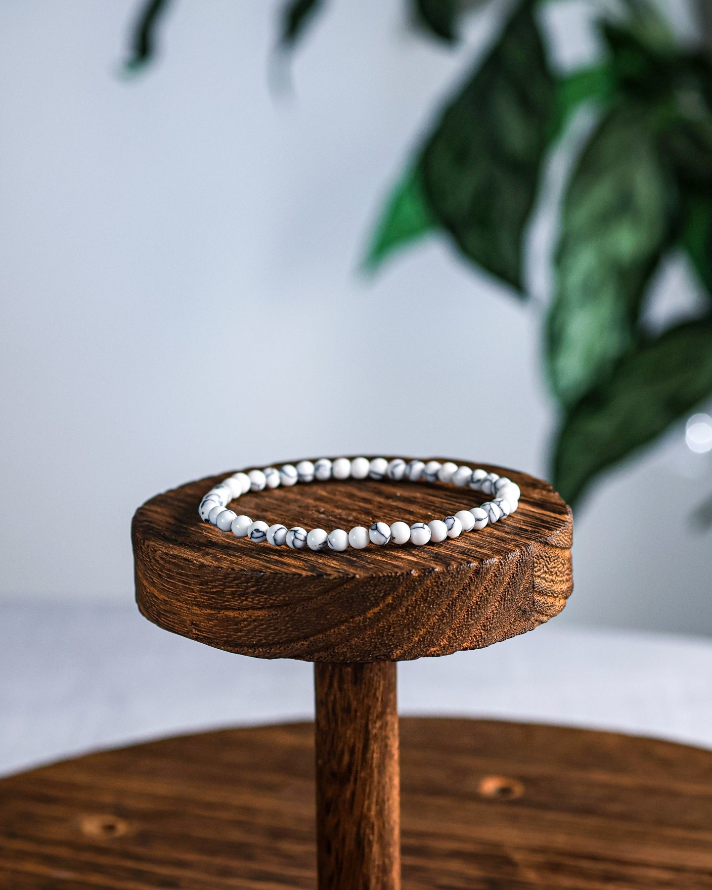 Howlite Beaded Bracelet