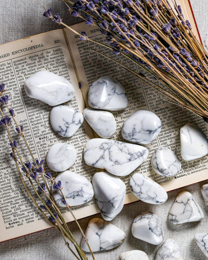 Howlite Tumbled Gemstone