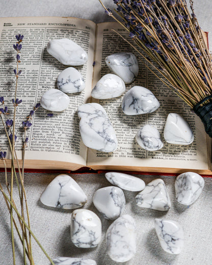 Howlite Tumbled Gemstone