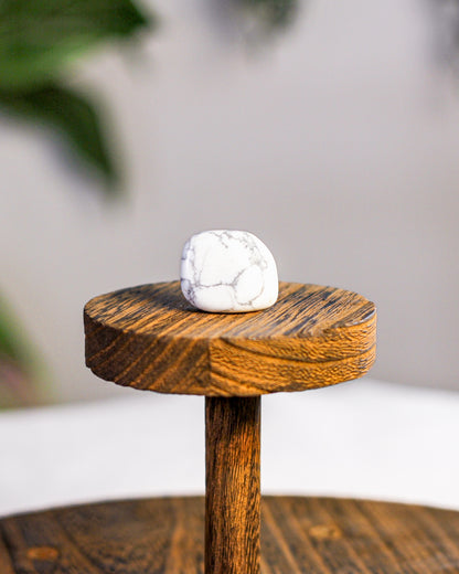 Howlite Tumbled Gemstone