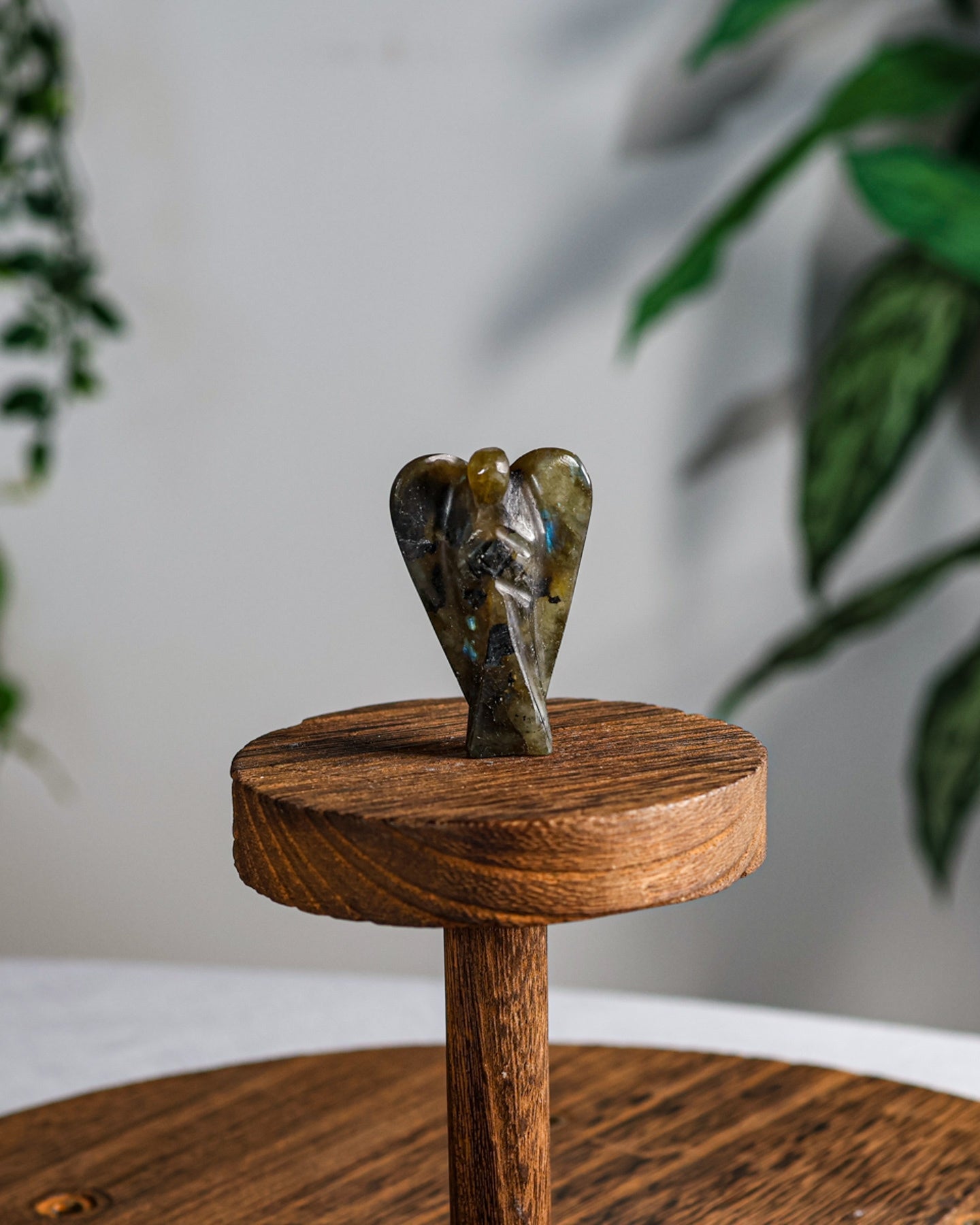 Labradorite Carved Angel