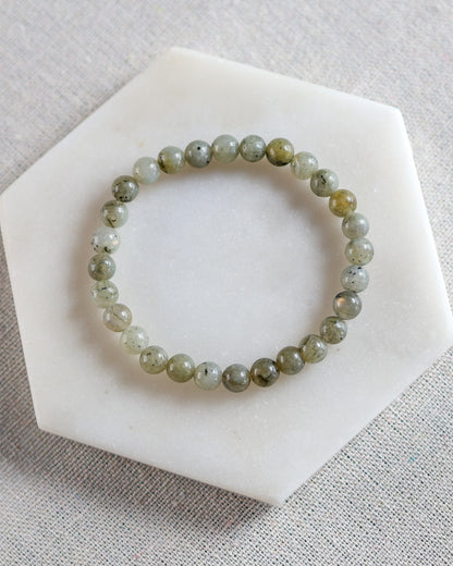 AAA Labradorite Beaded Bracelet