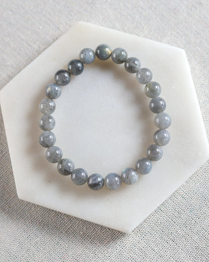 AAA Labradorite Beaded Bracelet