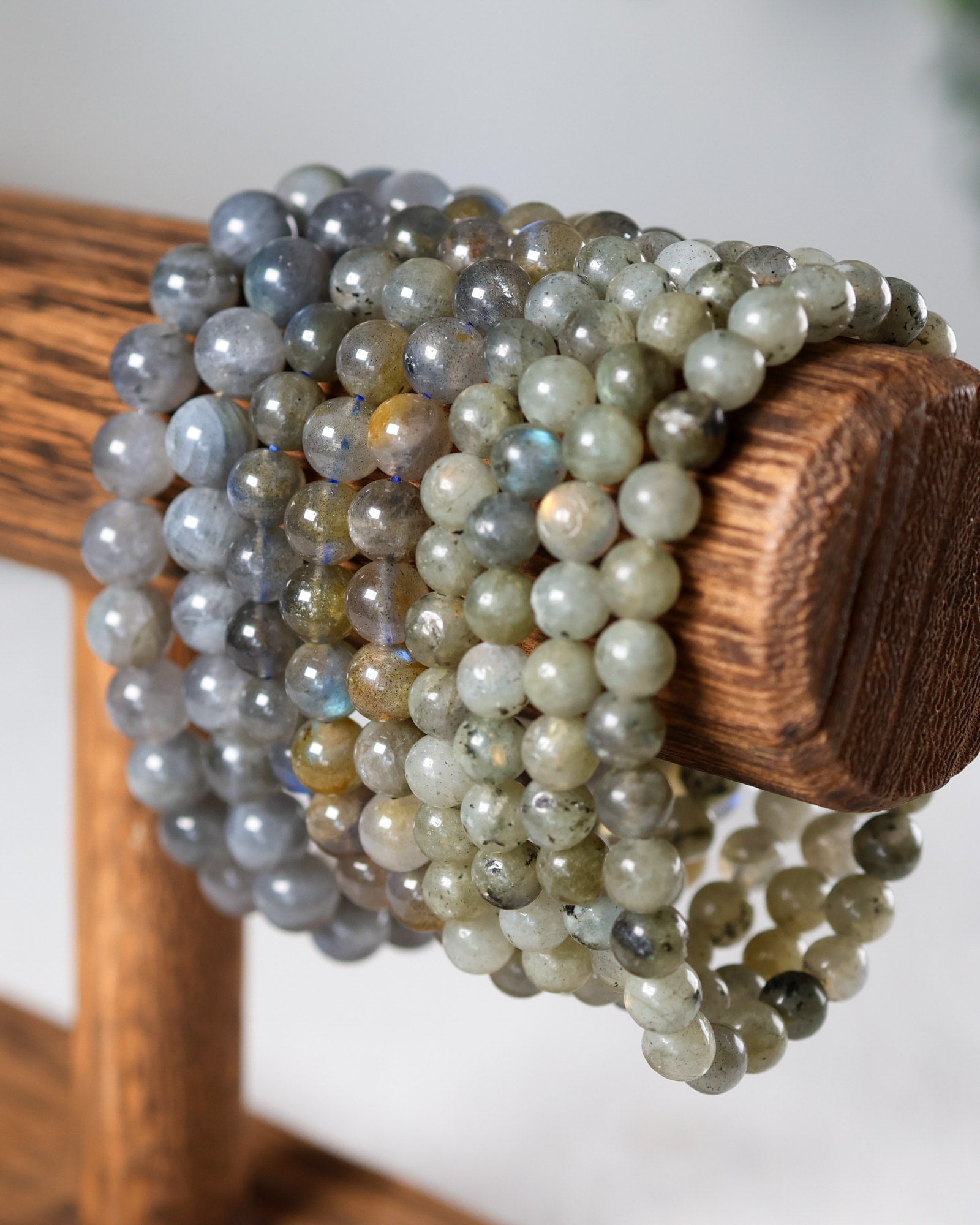 AAA Labradorite Beaded Bracelet