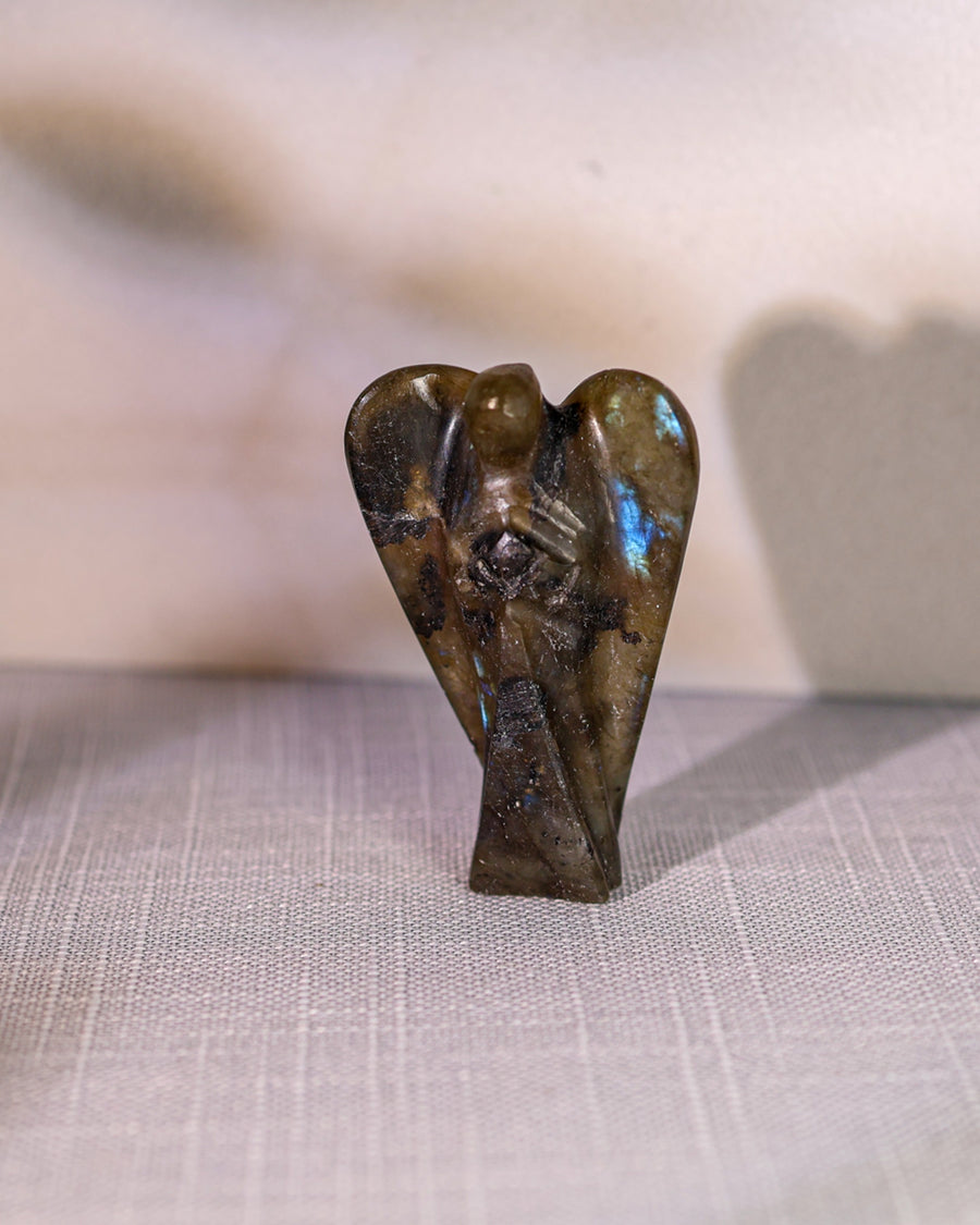 Labradorite Carved Angel