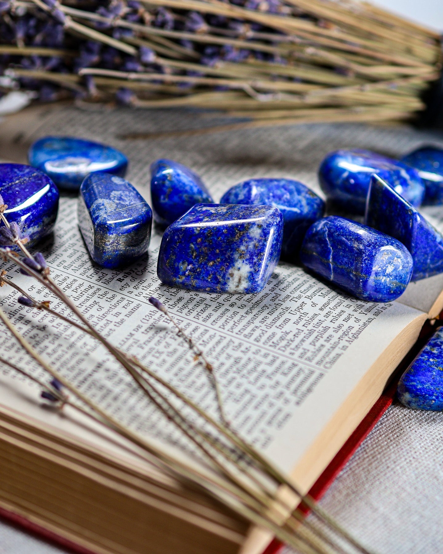 Lapis Lazuli A Tumbled Gemstone