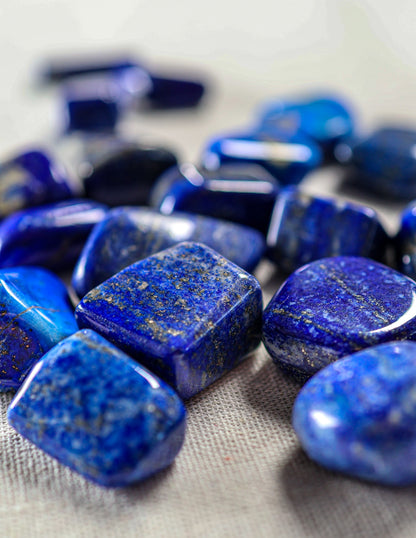 Lapis Lazuli A Tumbled Gemstone