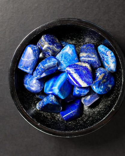 Lapis Lazuli A Tumbled Gemstone