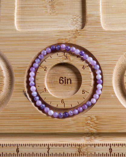 Lepidolite Beaded Bracelet