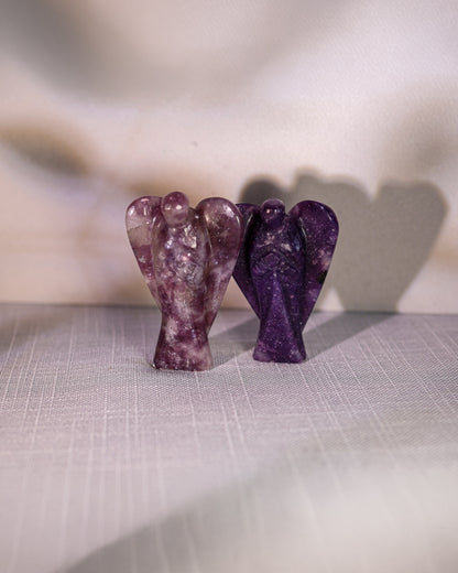 Lepidolite Carved Angel – Sage Spirits