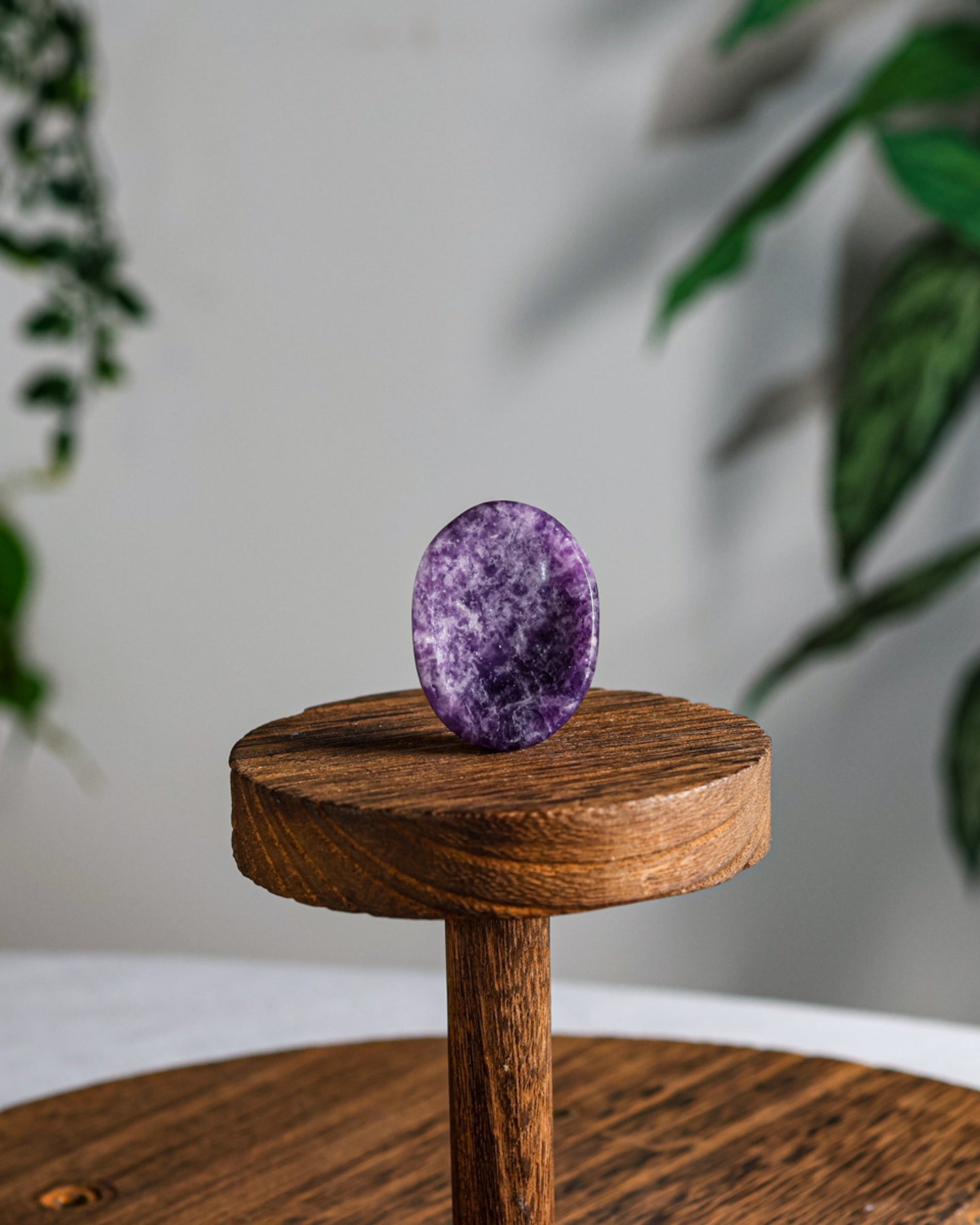 Lepidolite Worry Stone