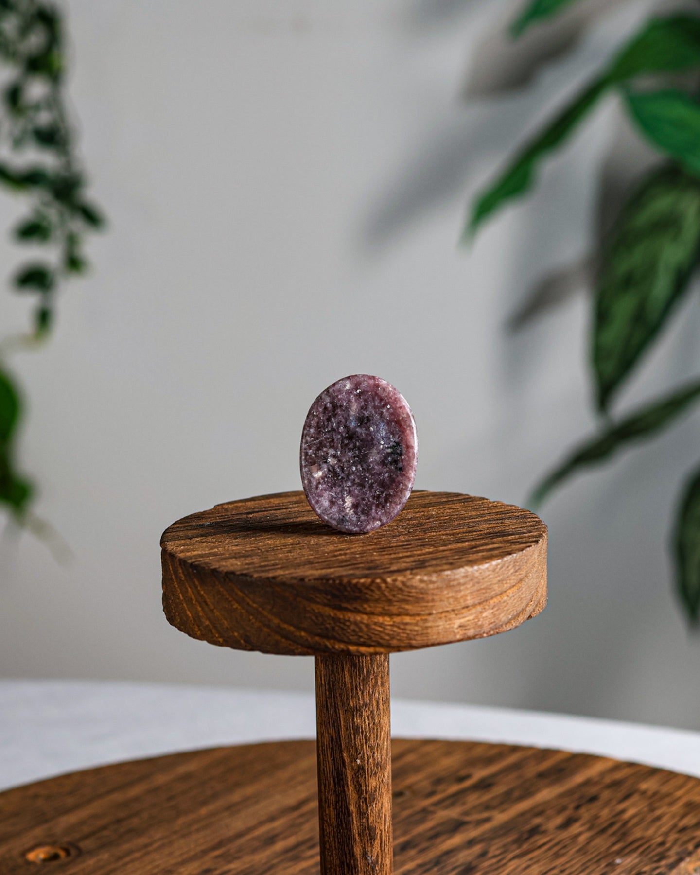 Lepidolite Worry Stone