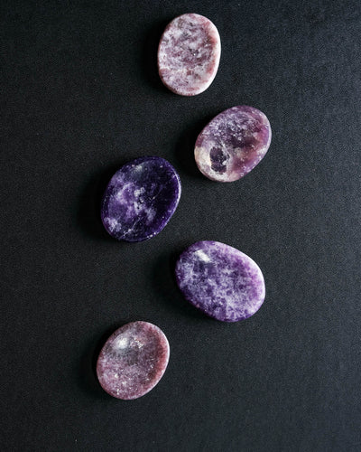 Lepidolite Worry Stone