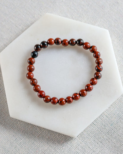 Mahogany Obsidian Bracelet