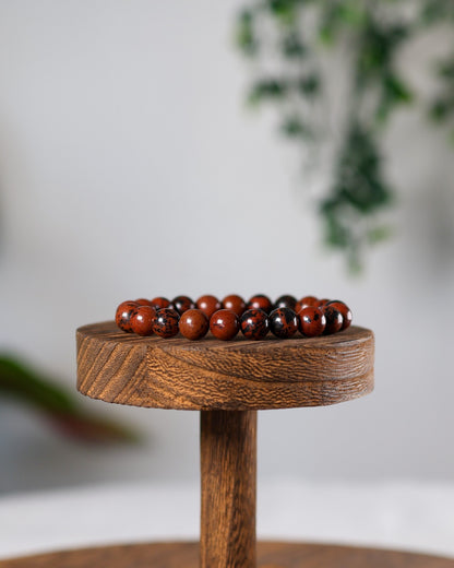 Mahogany Obsidian Bracelet