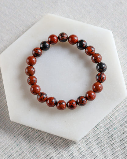 Mahogany Obsidian Bracelet