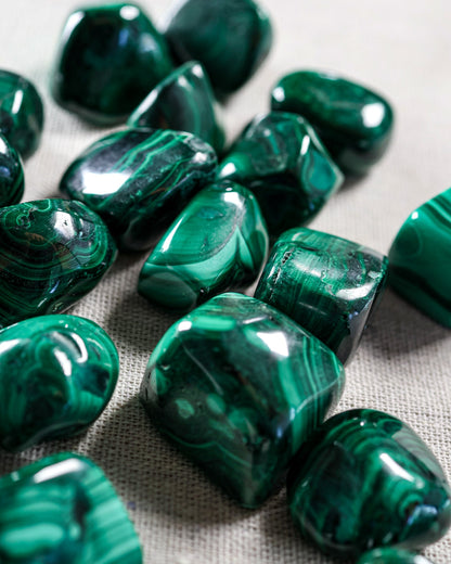 Malachite Tumbled Gemstone