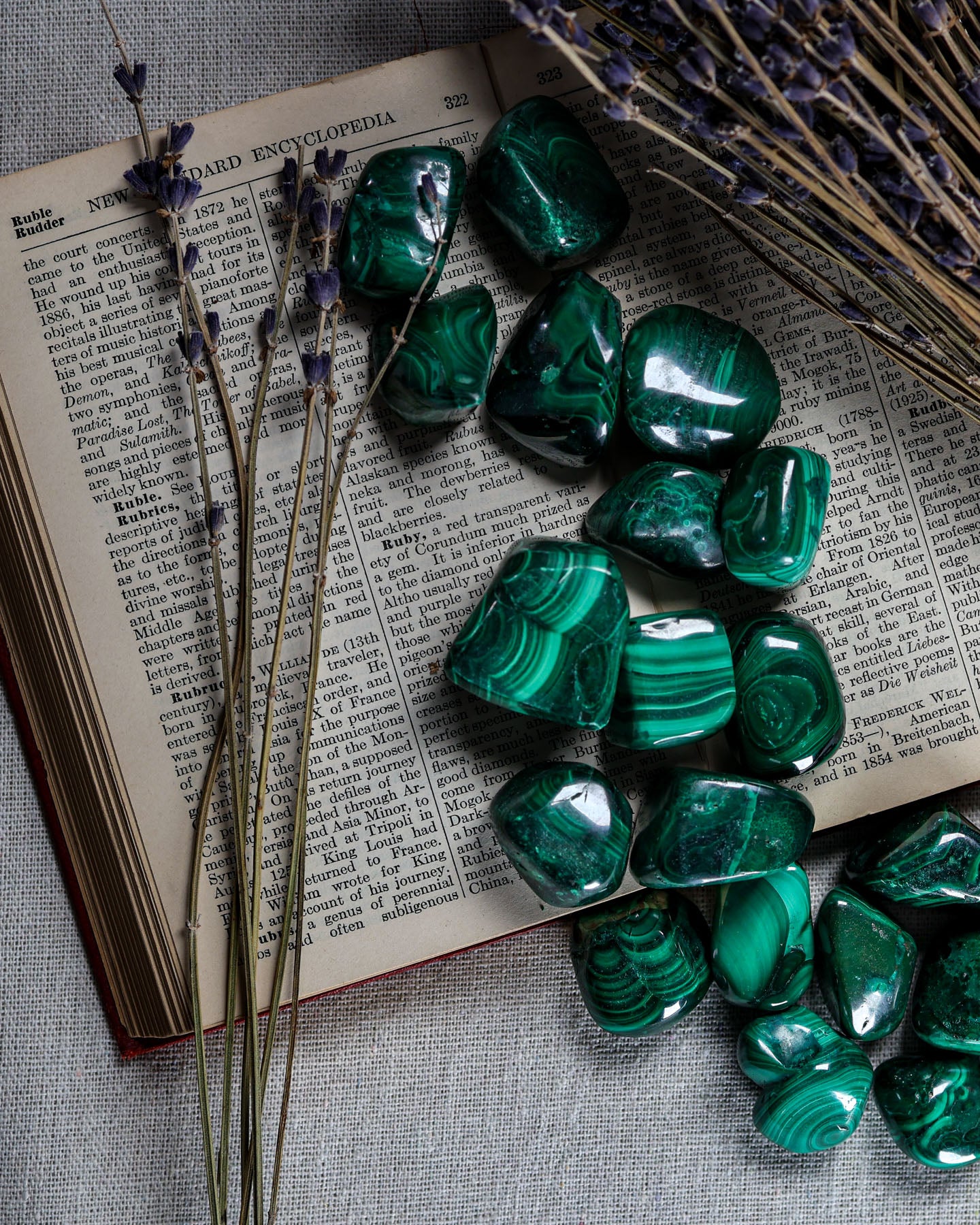 Malachite Tumbled Gemstone