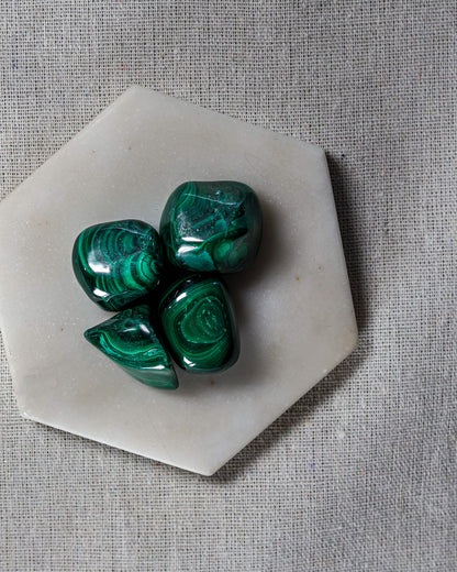 Malachite Tumbled Gemstone