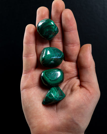 Malachite Tumbled Gemstone