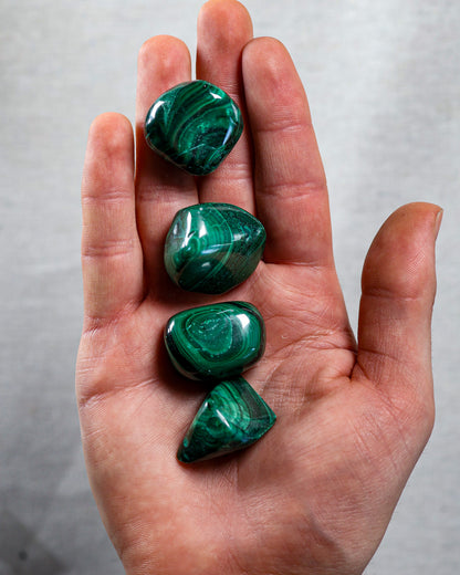 Malachite Tumbled Gemstone