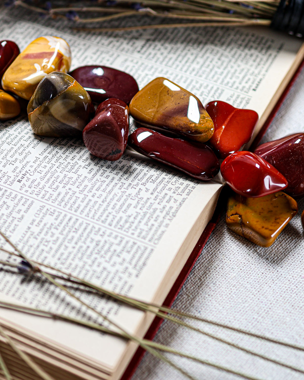 Mookaite Jasper Tumbled Gemstone
