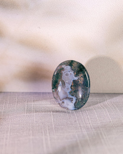 Moss Agate Worry Stone – Sage Spirits